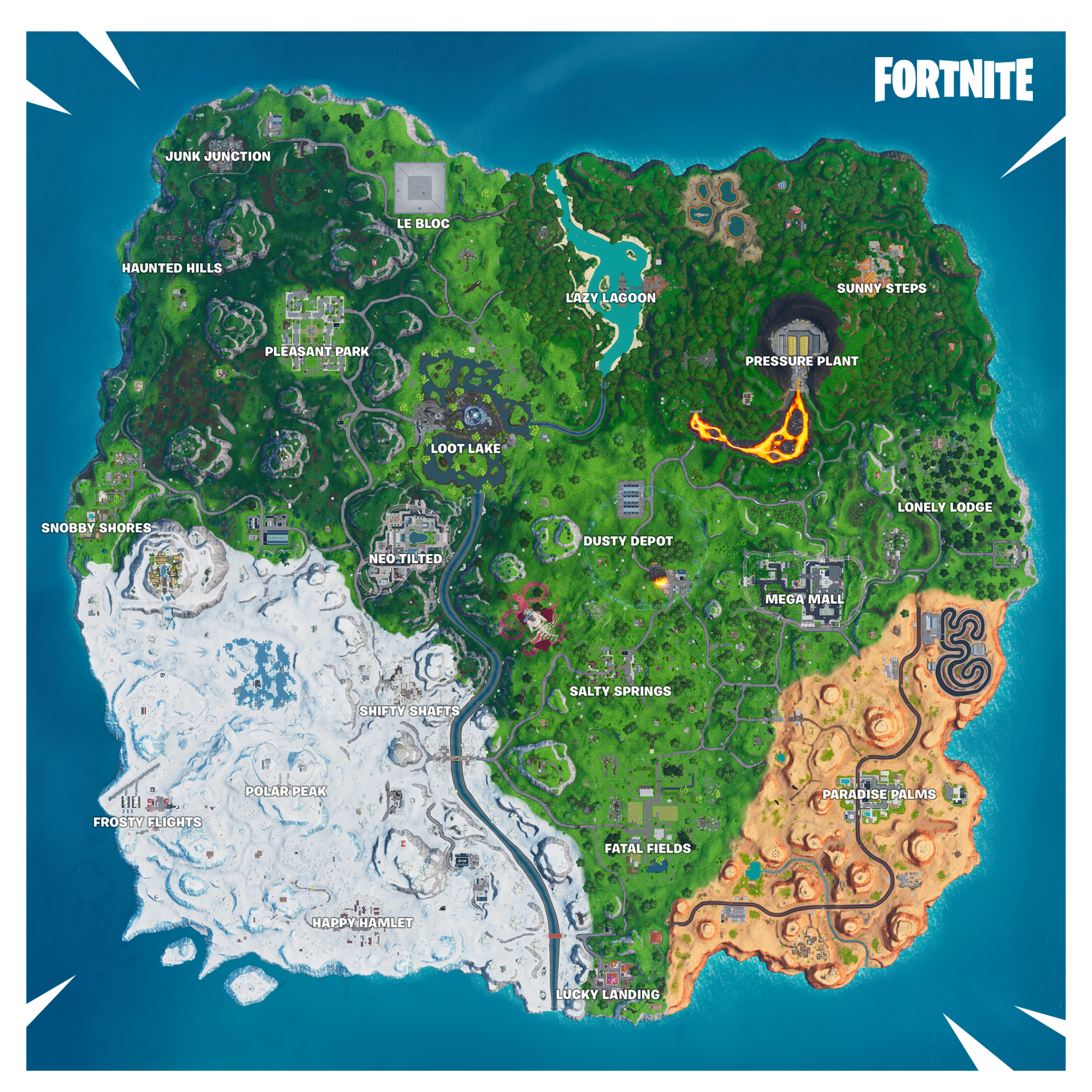 Carte Fortnite Saison 10 : Toutes Les Infos - Breakflip - Actualités Et ...